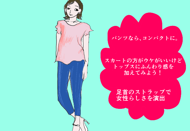 婚活ファッション女性編　仕事帰り