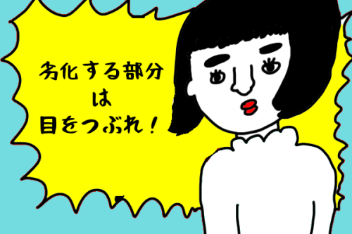 劣化についての絵
