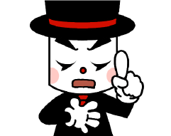 結婚相談所 目を伏せて注意するミッキー