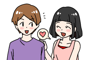 結婚相談所　さりげなくボディタッチする女性