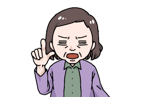 結婚相談所 Aさんに説教するお母さん