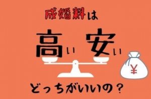 成婚料の価格で決めたら危険！高いのと安いのどっちがいいか徹底比較